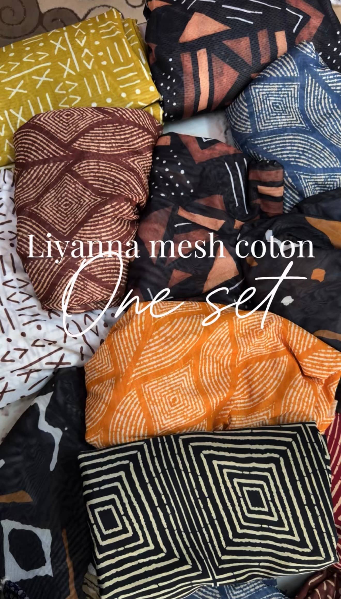 Liyanna mesh coton