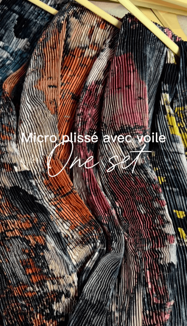 Micro plissé avec voile